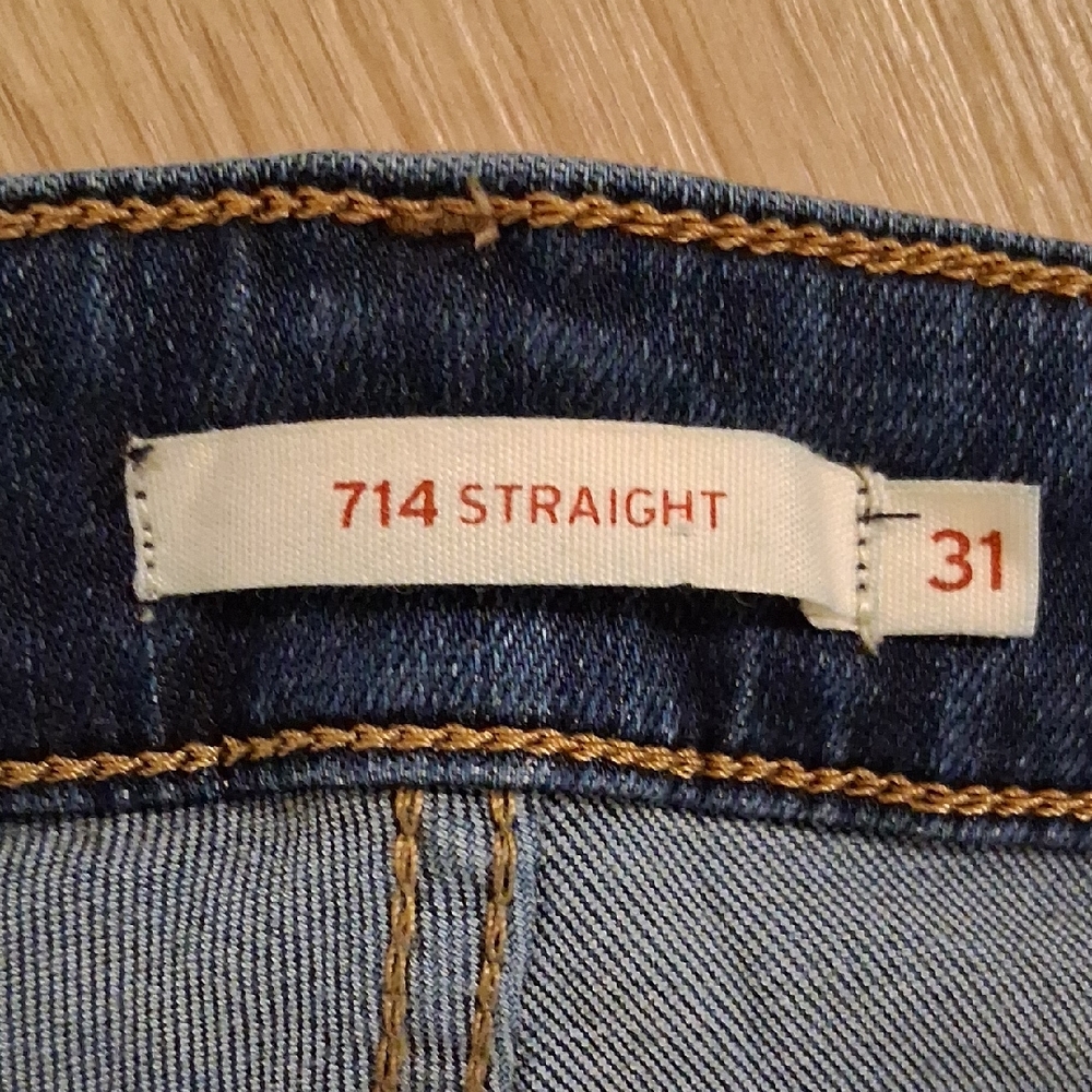 Levi's Denim with Brown Leather Patch